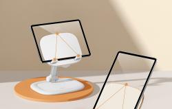 Baseus Stojan na tablet/telefon Seashell Series White