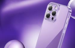 Baseus Průhledný kryt a sada tvrzeného skla Corning pro iPhone 14 Plus