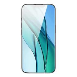 Baseus Tvrzené sklo Corning pro iPhone 13/13 Pro/14 se zabudovaným prachovým filtrem