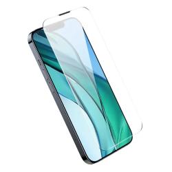 Baseus Tvrzené sklo Corning pro iPhone 13/13 Pro/14 se zabudovaným prachovým filtrem