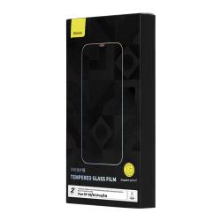 Baseus Tvrzené sklo Corning pro iPhone 13/13 Pro/14 se zabudovaným prachovým filtrem