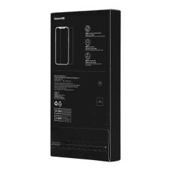 Baseus Tvrzené sklo Corning pro iPhone 13/13 Pro/14 se zabudovaným prachovým filtrem