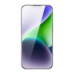 Baseus Tvrzené sklo Corning pro iPhone 13 Pro Max/14 Plus se zabudovaným prachovým filtrem