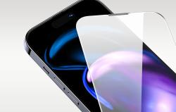 Baseus Tvrzené sklo Corning pro iPhone 14 Pro se zabudovaným prachovým filtrem