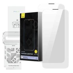 Baseus Tvrzené sklo Corning pro iPhone 14 Pro se zabudovaným prachovým filtrem