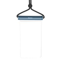 Baseus Vodotěsné pouzdro na telefon AquaGlide s cylindrickým posuvným zámkem (modré)