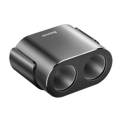 Baseus Zásuvka zapalovače s rozbočovačem 2xUSB 3,1A 100W - černá (VÝPRODEJ)