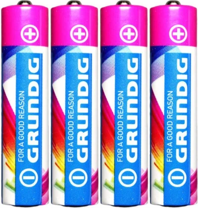 Baterie AAA alkalická mikrotužková LR03 1,5V set 4ks na kartě Grundig Baterie AAA alkalická mikrotužková LR03 1,5V set 4ks na kartě Grundig