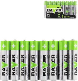 Baterie RAVER LR03/AAA Alkaline Ultra 1,5V set 8ks ve fólii Baterie RAVER LR03/AAA Alkaline Ultra 1,5V set 8ks ve fólii