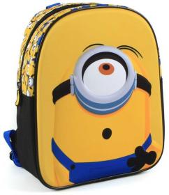 Bathoh dětský Mimoňové (Minions) 25x31x10cm na záda žlutomodrý