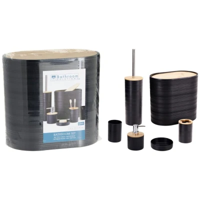 Bathroom Solutions Koupelnové doplňky sada 6 ks černá