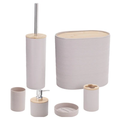 Bathroom Solutions Koupelnové doplňky sada 6 ks šedá
