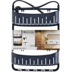 Bathroom Solutions Regál koupelnový závěsný s přísavkami béžový