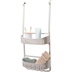 Bathroom Solutions Regál koupelnový závěsný s přísavkami béžový Bathroom Solutions Regál koupelnový závěsný s přísavkami béžový