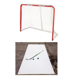 Bauer Deluxe Rec Steel Goal 54 bránka + WINNWELL Shooting Pad 3mm 300x150x0,3 cm Bauer Deluxe Rec Steel Goal 54 bránka + WINNWELL Shooting Pad 3mm 300x150x0,3 cm