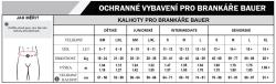 Bauer GSX S23 JR juniorské brankářské kalhoty