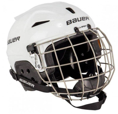 Bauer Lil Sport Combo Yth Bílá dětská helma