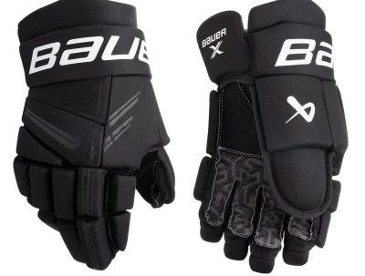 Bauer S24 X Jr Černé juniorské rukavice