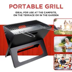 Bbq Collection Gril na dřevěné uhlí skládací 46 x 37 cm