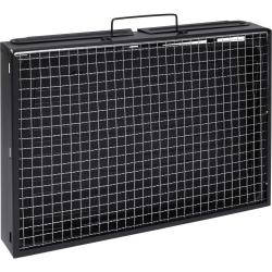 Bbq Gril na drevené uhlie skladací 43 x 29 x 23,5 cm čierna
