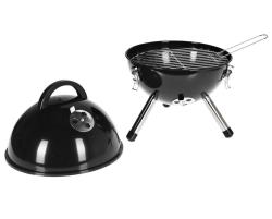 Bbq Přenosný gril na dřevěné uhlí smalt 30 cm
