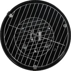 Bbq Přenosný gril na dřevěné uhlí smalt 30 cm