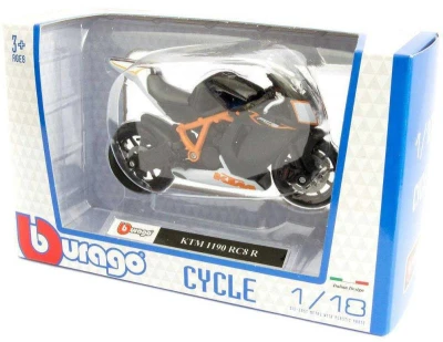 BBurago Motorka 12cm kovový model 1:18 různé druhy v krabici