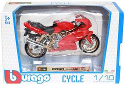 BBurago Motorka 12cm kovový model 1:18 různé druhy v krabici