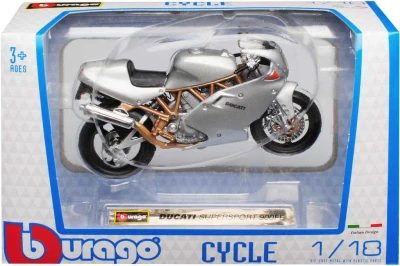 BBurago Motorka 12cm kovový model 1:18 různé druhy v krabici
