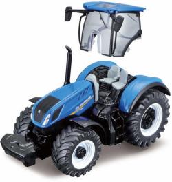 BBurago Traktor farmářský 13cm model kovový 2 druhy v krabici