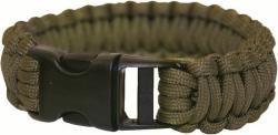BCB Adventure náramek paracord plast olivový BCB Adventure náramek paracord plast olivový
