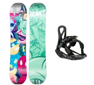 Beany Antihero dětský snowboard + Beany Kido vázání Beany Antihero dětský snowboard + Beany Kido vázání