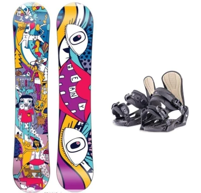 Beany Bark dětský snowboard + Beany Junior vázání Beany Bark dětský snowboard + Beany Junior vázání