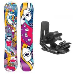 Beany Bark detský snowboard + Hatchey Tactic Junior viazanie