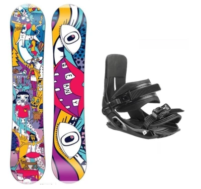 Beany Bark dětský snowboard + Hatchey Tactic Junior vázání Beany Bark dětský snowboard + Hatchey Tactic Junior vázání