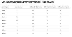 Beany Beware dětské lyže + vázání vist junior 75