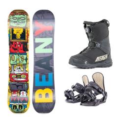Beany Coco detský snowboard + Beany Junior viazanie + Beany Avenger BS topánky