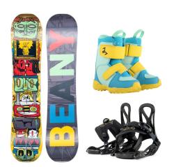 Beany Coco detský snowboard + Beany Kido viazanie + Beany Joker topánky