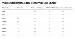 Beany Happy dětské lyže + vázání vist junior 45