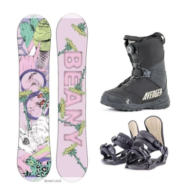 Beany LOVE dívčí snowboard + Beany Junior vázání + Beany Avenger BS boty Beany LOVE dívčí snowboard + Beany Junior vázání + Beany Avenger BS boty