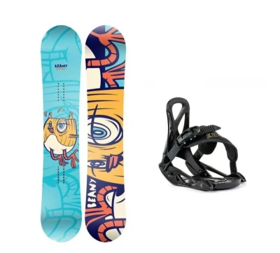 Beany MAD CHICK dětský snowboard + Beany Kido dětské vázání Beany MAD CHICK dětský snowboard + Beany Kido dětské vázání