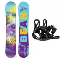 Beany Meadow dievčenský snowboard + Beany Kido detské viazanie