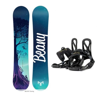 Beany Swing dětský/juniorský snowboard + Beany Kido vázání Beany Swing dětský/juniorský snowboard + Beany Kido vázání