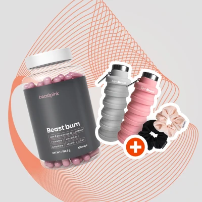 BeastPink Spalovač tuků Beast Burn 120 kapslí