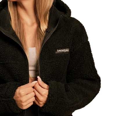 BeastPink Dámska bunda Hoodie Bliss Black