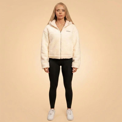 BeastPink Dámska bunda Hoodie Bliss Ivory