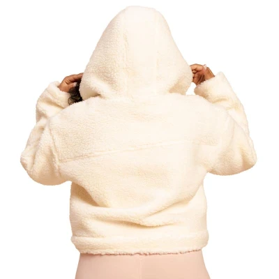 BeastPink Dámska bunda Hoodie Bliss Ivory
