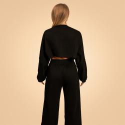 BeastPink Dámská mikina Cropped Bliss Black