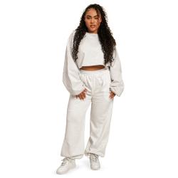 BeastPink Dámská mikina Cropped Bliss Grey