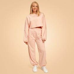 BeastPink Dámská cropped mikina Bliss Pink